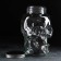 Glass jug with a crane "Skull", 8.3 l, the color is transparent