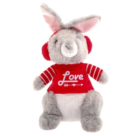 Soft toy "Rabbit in the headphones"