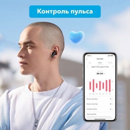 Wireless headphones Anker Soundcore Liberty 4, vacuum, equalizer, BT5.3, 500 mACH, black-11
