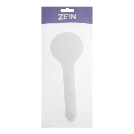 Showing watering can Zein Z0206, 1 mode, plastic, white color with a yellow insert-6