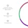 The hoop is collapsible 65 cm, 7 sections