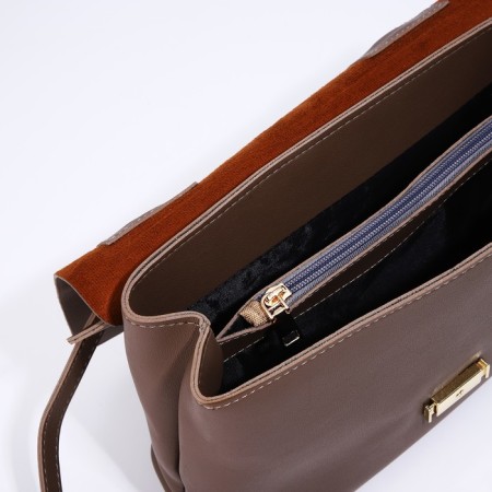Lightning bag bag, brown color-5