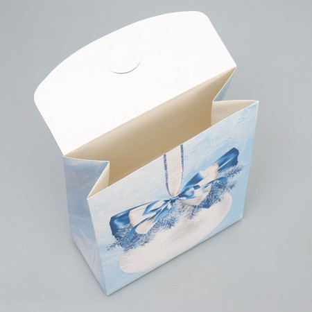 Folding box "Snow ball", 15 x 7 x 22 cm, new year-6