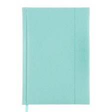 Dated 2025 diary, A5, 176 sheets of Escalada, a solid cover of artificial leather with foam rubber, pancake embossing, liesse, block 70 g/m2, green