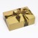 Folding box "Gift" with a gold bow, 16 x 23 x 7.5 cm