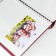 Photo album magnetic for 30 sheets 23x28 cm red