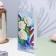 Highlight-Europe "Congratulations!" embossing, congruen, white roses, 11x21.5 cm