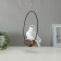 Suspended decor "pair of pigeons" 24x24x26cm