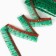 Braid green red 4 cm winding 10 meters