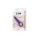 Anal sleeve Todo by Toyfa Twisty, silicone, purple, 14 cm, Ø 3.2 cm