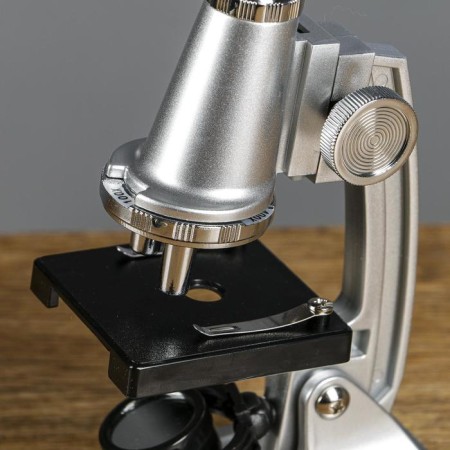 Microscope with a projector, a multiplicity of an increase in 50-1200x, with backlight,-4
