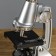 Microscope with a projector, a multiplicity of an increase in 50-1200x, with backlight,