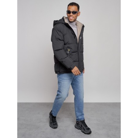 Sports Bologna male winter, size 58, black color-10