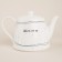 Teapot after a porcelain SL Home "House", 900 ml, 21 × 13.8 × 13.5 cm, white color