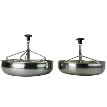 Stainless stainless stainal fodder for piglets 25*25*10cm-2