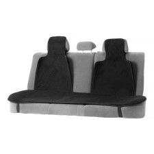 Knights in the back seat, Nat. wool, 135x55 and 75x55 cm, black, set 3 pcs