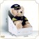 Soft toy "Little Friend", Bear pilot