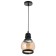 Lamp Bayerlux suspension Bayerlux "Circle" 1x40W E27 Black 14x14x25 cm