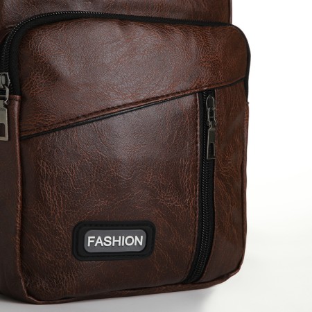 Male bag, brown color-2