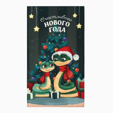 Set of Gift Ethel "Happy Year": a towel 40x70 cm, a baking form, grabbed 1041983-1