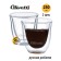 A set of glasses with double walls Olivetti DWG22, 2 pcs, 250 ml