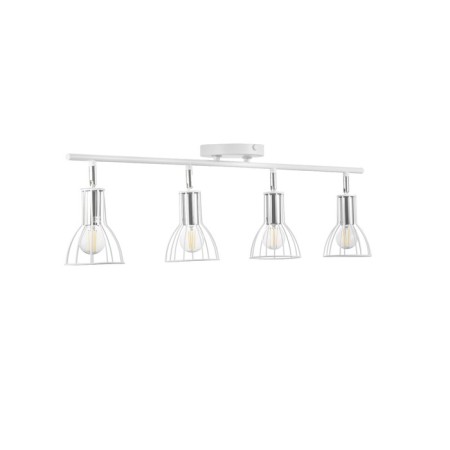 Lamp "Boston" 4x60W E14 white/chrome-4