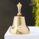 Valdai bell "vertebra No. 5", polished, with a short handle, d = 53 mm