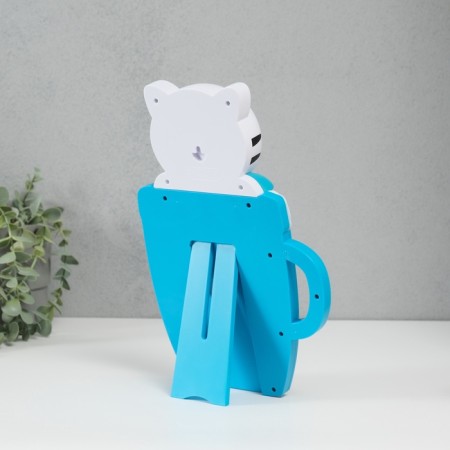 Photo frame plastic 16x11 cm "Tigerok in a cup" Blue 29.5x8x19.5 cm-5