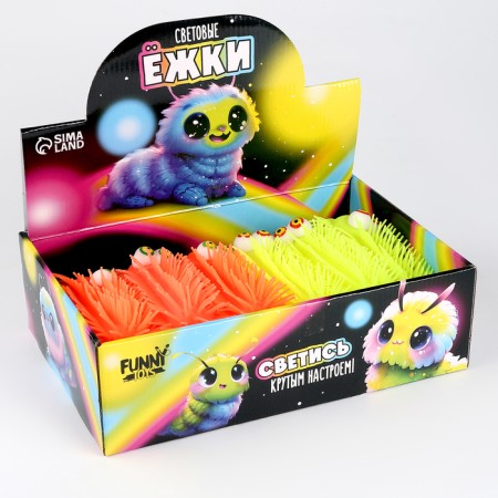 Bloody rubber hornet light “caterpillar”, mixing mix, in showbox-6