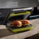 Sandwich Kitfort KT-3626, 750 W, anti-stick coating, green
