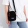 Youth bag with lightning, external pocket, black color