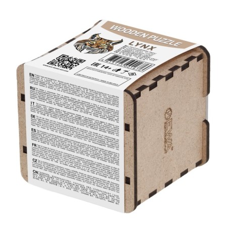 Wooden puzzle Ewa, lynx, 25 × 20 cm, puzzle-5