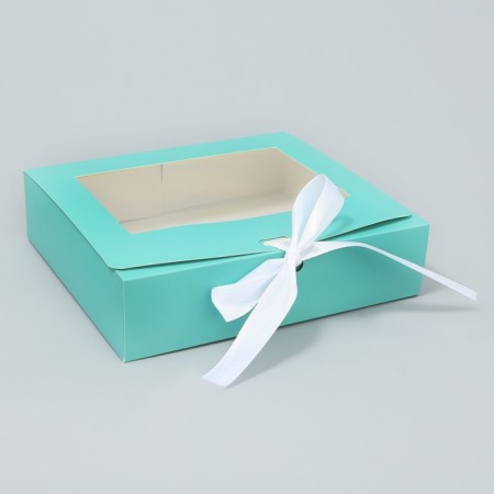 Gift-firing box, packaging, Tiffany, 20 x 18 x 5 cm-4