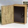 Safe Brush tree "Golden sailboats" skin with embossing, 30x21x7 cm