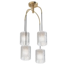 Suspension lamp Maytoni Mod042PL-04BS, E14, 4x40 W, 490x490x1000 mm, brass