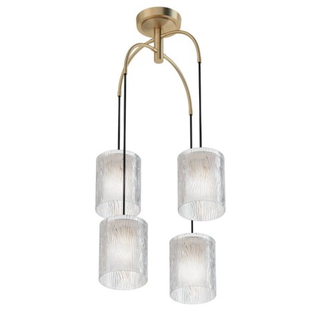 Suspension lamp Maytoni Mod042PL-04BS, E14, 4x40 W, 490x490x1000 mm, brass