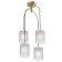 Suspension lamp Maytoni Mod042PL-04BS, E14, 4x40 W, 490x490x1000 mm, brass