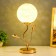 Highway "ball" LED 3W gold 18x12x36 cm Risalux
