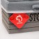 Basket for storage of the storage shares, 24 × 15 × 10 cm, medium, gray color