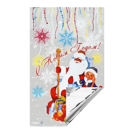 Gift "Tale" 25 x 40 cm, colored metallized pattern-1