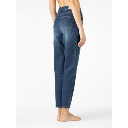 Women's jeans with a high landing CONTE Elegant Relaxed MOM, size S, Sky Blue color-7