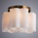 Serenata chandelier, 3x40W E27, bronze color