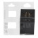 Needles with simplified score No. 4-8, with a golden ear, 6 pcs