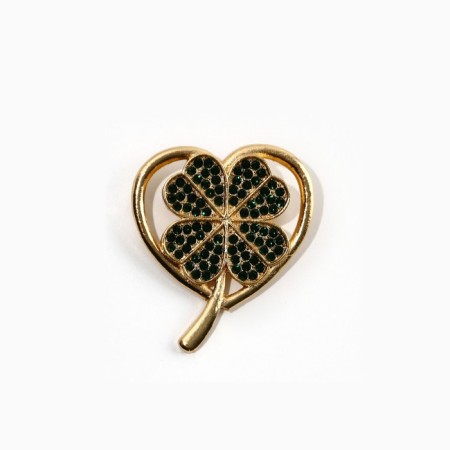 Brooch "For luck", 3.9 x 3.6 cm