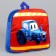Baby plush backpack for the boy "Tractor", 23 × 23 × 7 cm