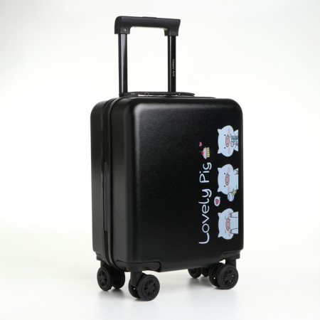 Children's suitcase 27 L (XS), Happyant, Lightning Department, Black Color-1