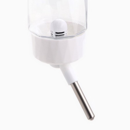 Drill for animals, 750 ml, fastening-spring, and two interchangeable filters, white-2