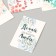 Cardboard Biro "Wishes. Posters" set 10 pcs (5 types) 4x6 cm