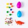 Growing toys "dinomania", with a hydrogel, mix