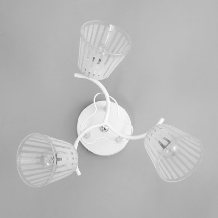 Vanessa chandelier 3x60W E27 white 45x45x27cm-4
